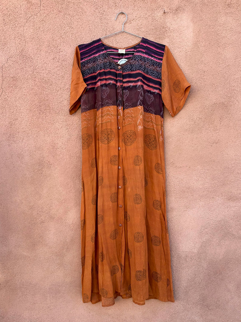 Lightweight Boho Summer Rayon Dress by Nancy-K