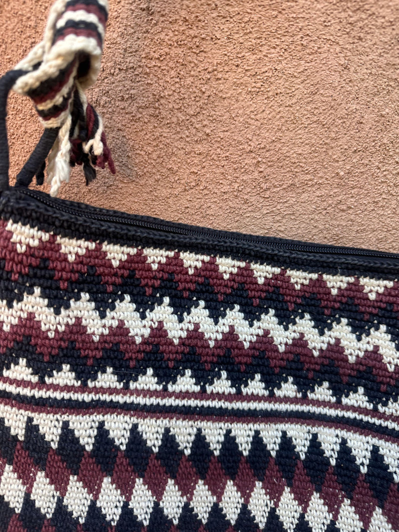 Woven Cotton Boho Purse