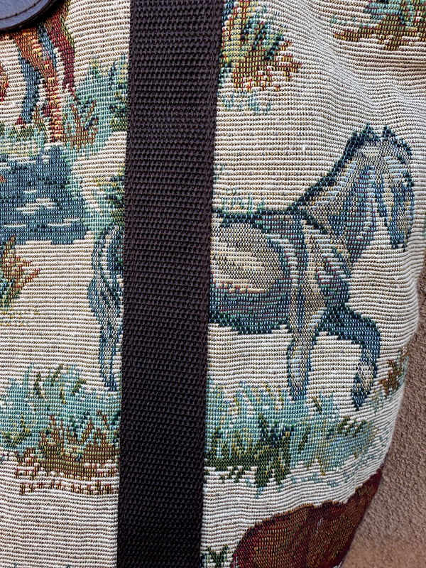 J. Garder Tapestry Horse Tote Bag