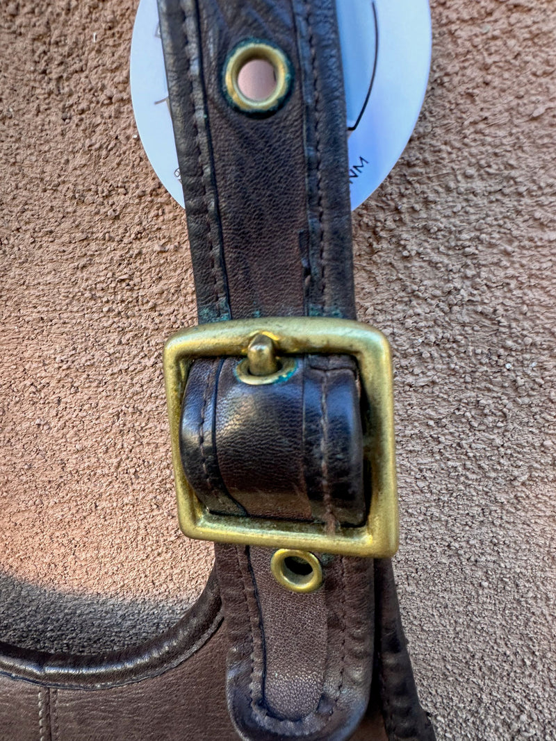 Coach Brown Leather Saddle Purse