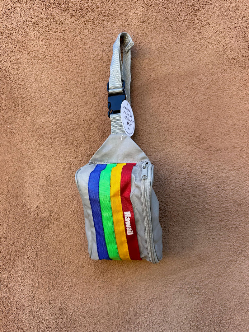 1980's Hawaii Mini Fanny Pack with Rainbow - as is