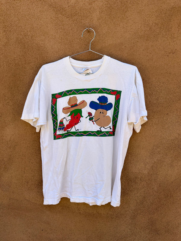 Red Chile & Pinto Bean Fiesta T-shirt