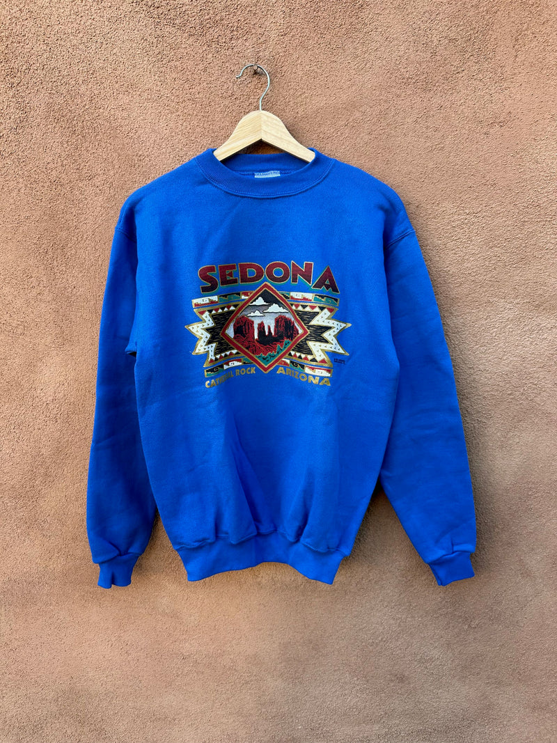 Blue Sedona, Arizona Cathedral Rock Sweatshirt