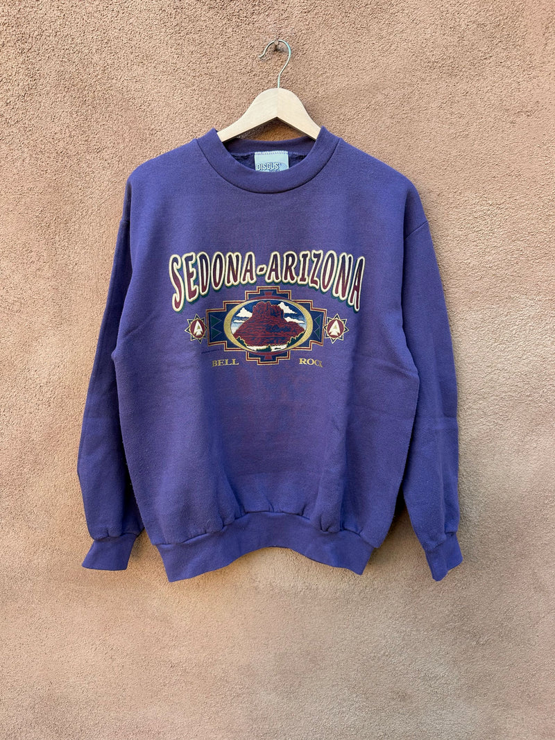 Purple Sedona, Arizona Bell Rock Sweatshirt