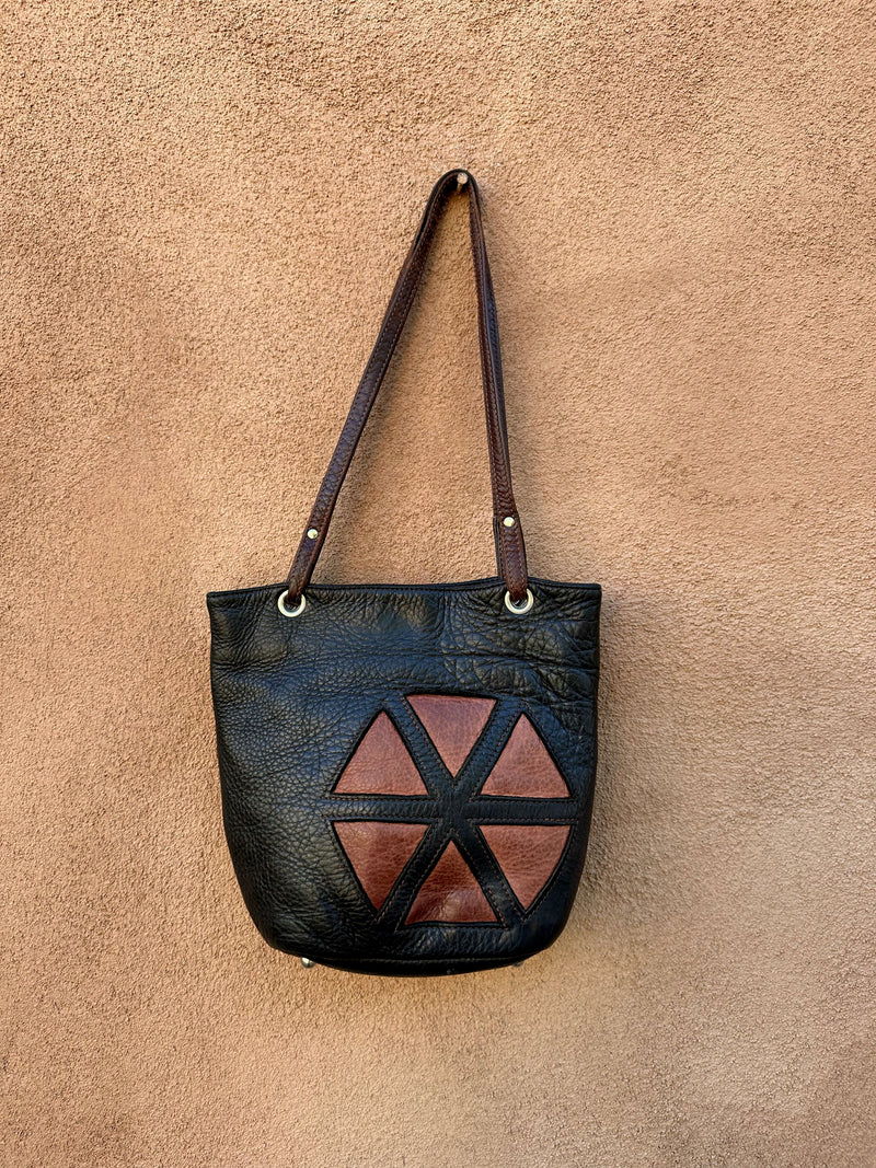 Black Libaire Leather Purse