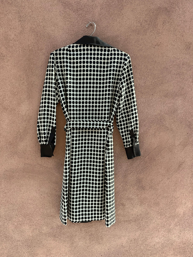 1960's Mod Black & White Dress - Ann's Naturally