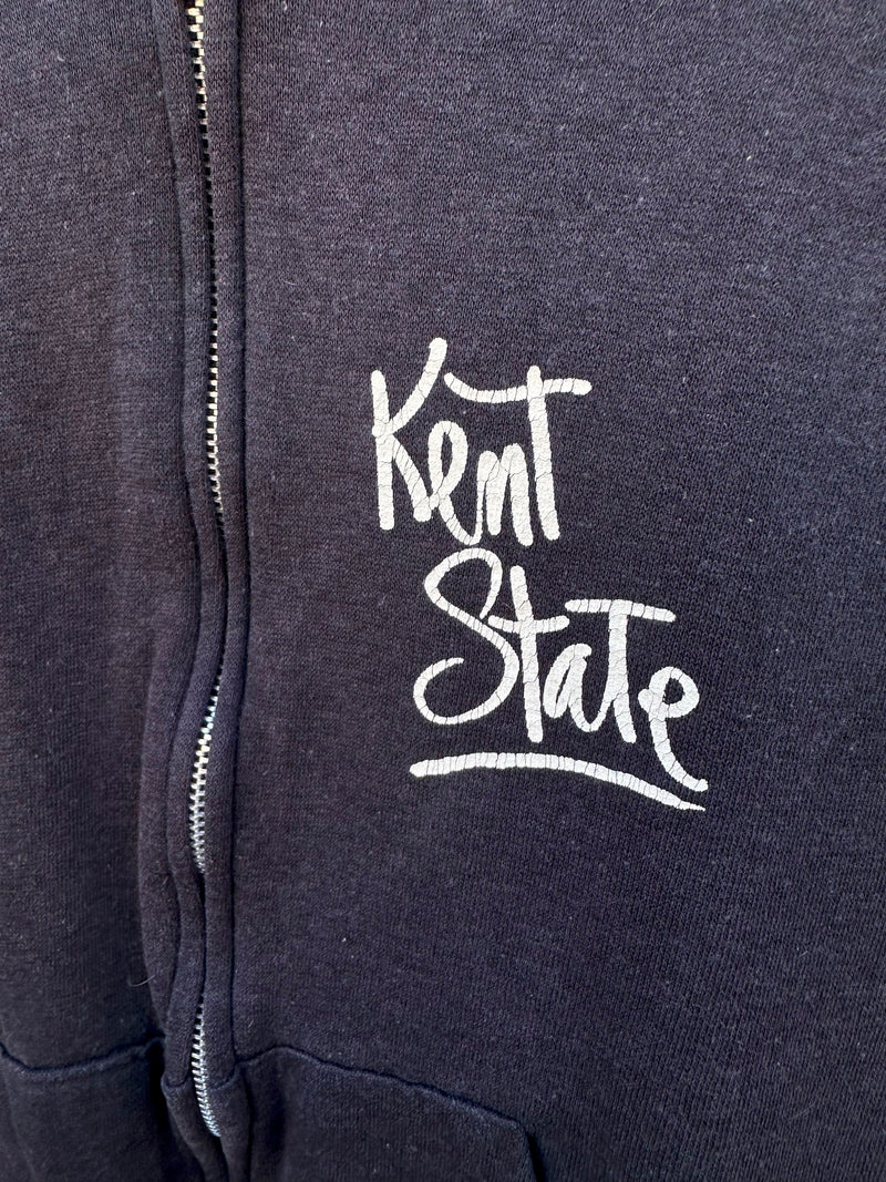 80's Kent State Sweatshirt Zip Vest