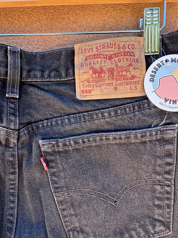 1990's Black Levi's Denim Jeans - 16W