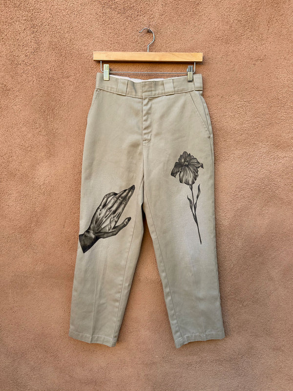 Hand Painted One-of-a-Kind Dickies by Merrideth McDowell - 2R