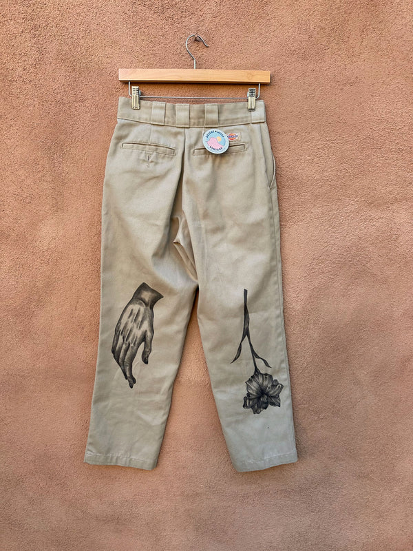 Hand Painted One-of-a-Kind Dickies by Merrideth McDowell - 2R