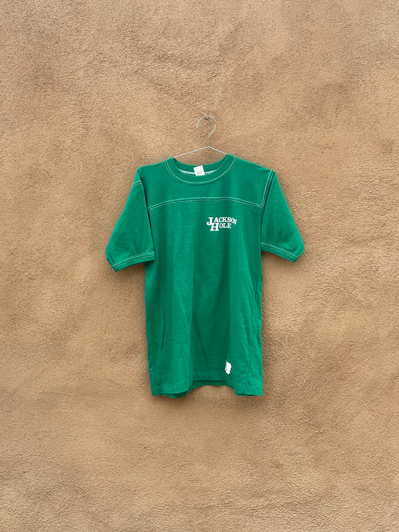 Green Jackson Hole Single Stitch T-Shirt