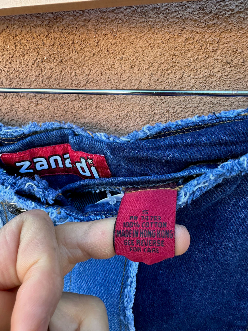 90's Zanadi Denim Patchwork Jeans - 5