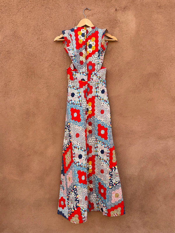 1960's Quilted Nancy B of California Dress