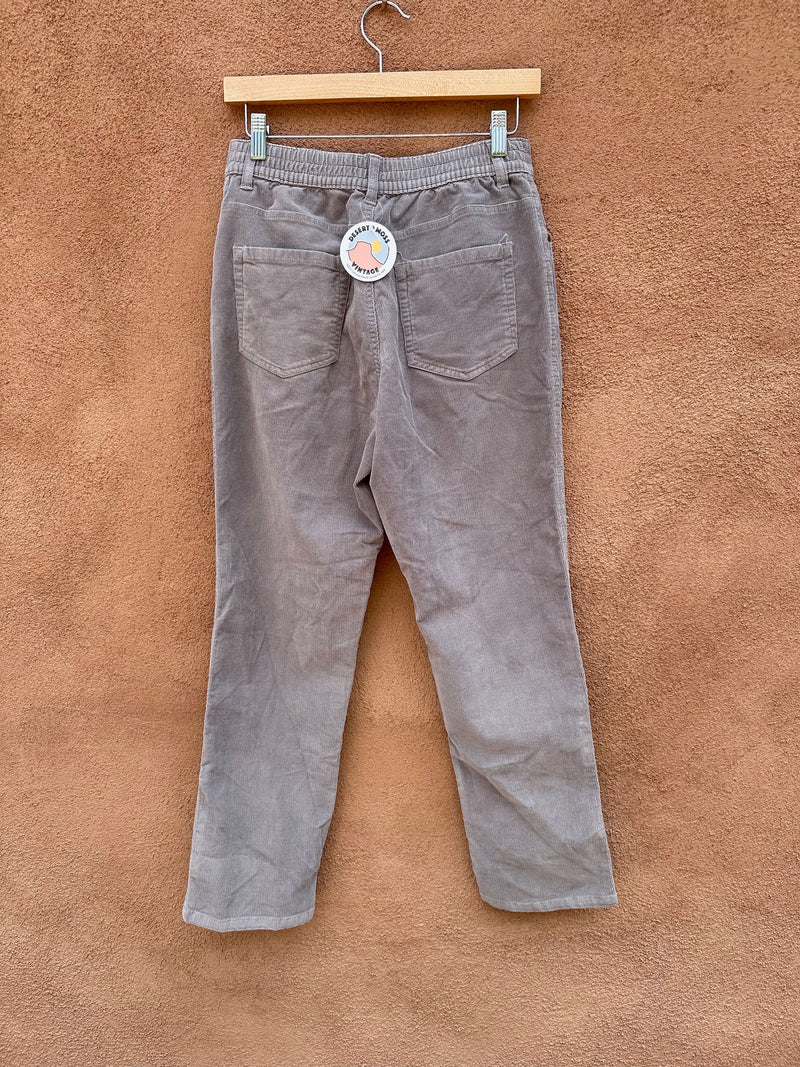 Gray Corduroy American Sweatheart Pants - 8