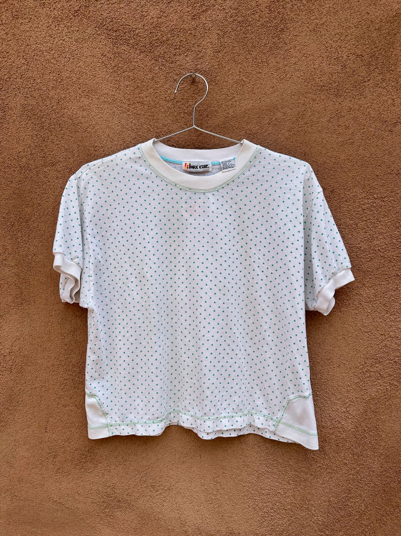 Blue Polka Dot T-shirt - Box Car