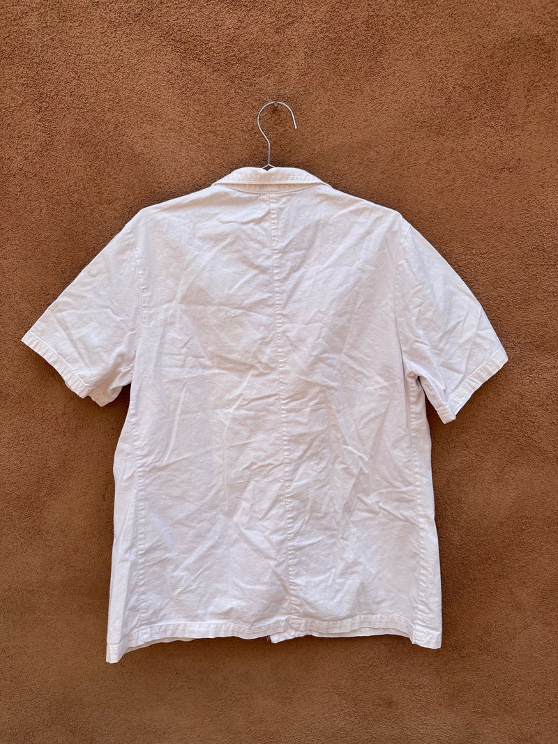 White Cotton Naval Issue Mess Hall Shirt