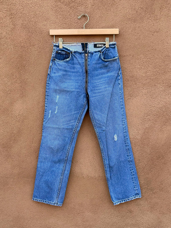 Front to Back Zip Reformation Jeans 24" Waist