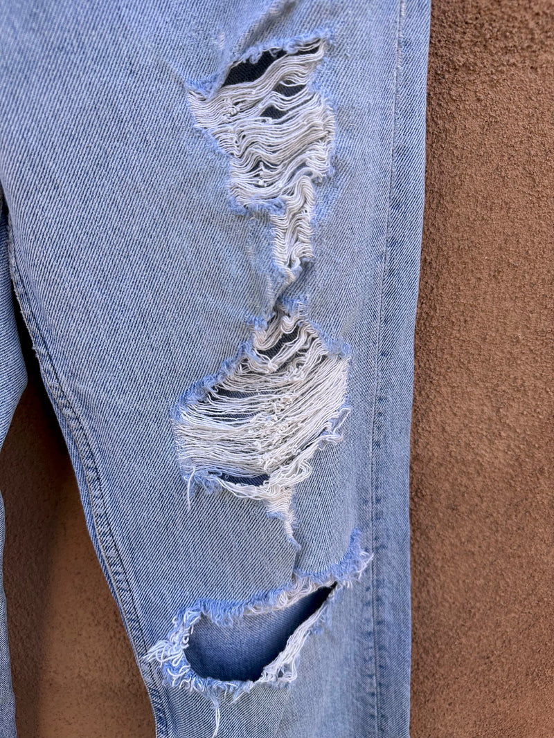 Totally Thrashed 1980's Levi's 505's - Natural Wear - 26