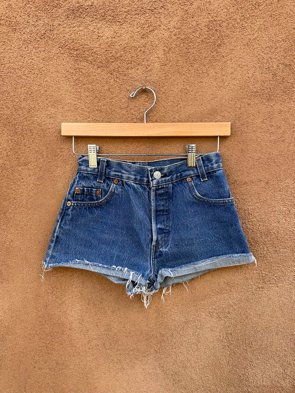 Levi's 1980's Made in USA Cut Off Shorts w: 25