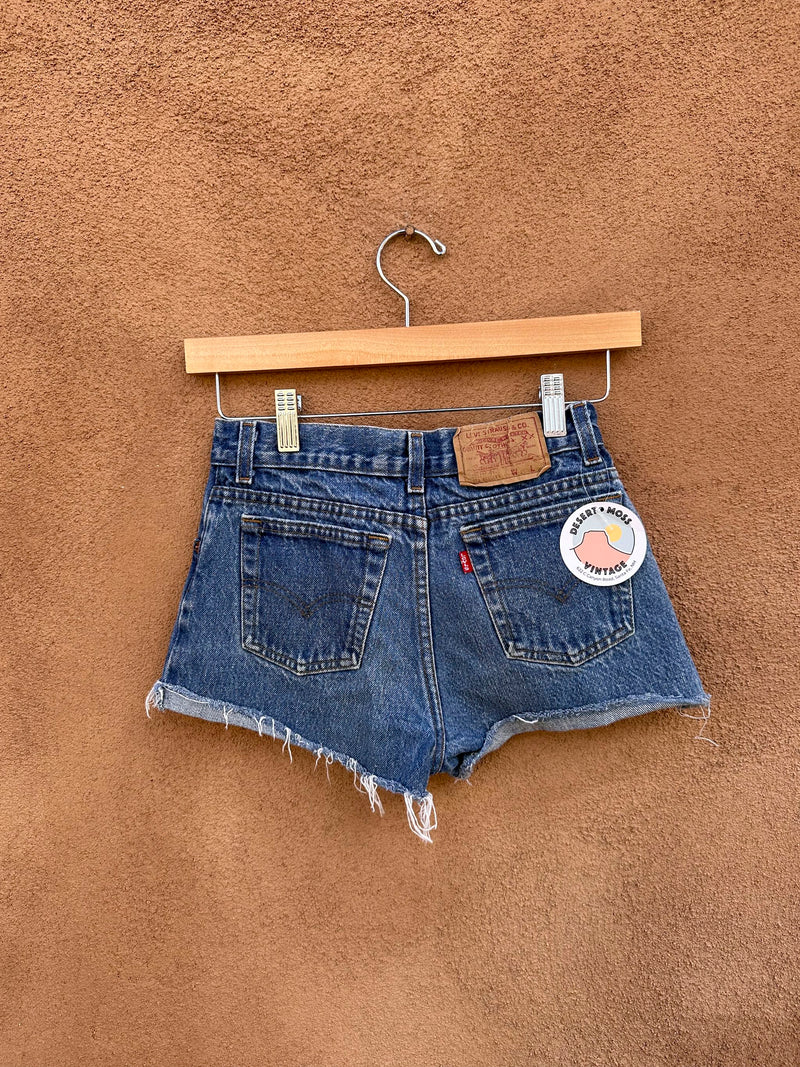 Levi's 1980's Made in USA Cut Off Shorts w: 25