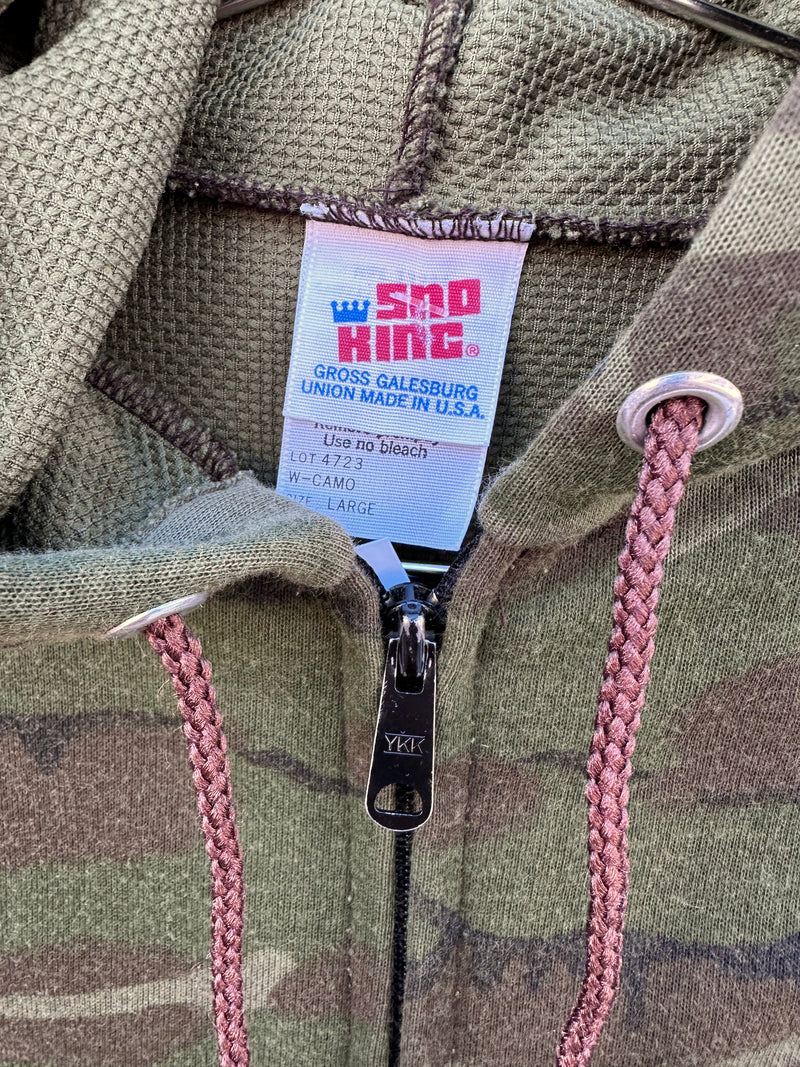 Sno King Camo Hoodie - Made in USA