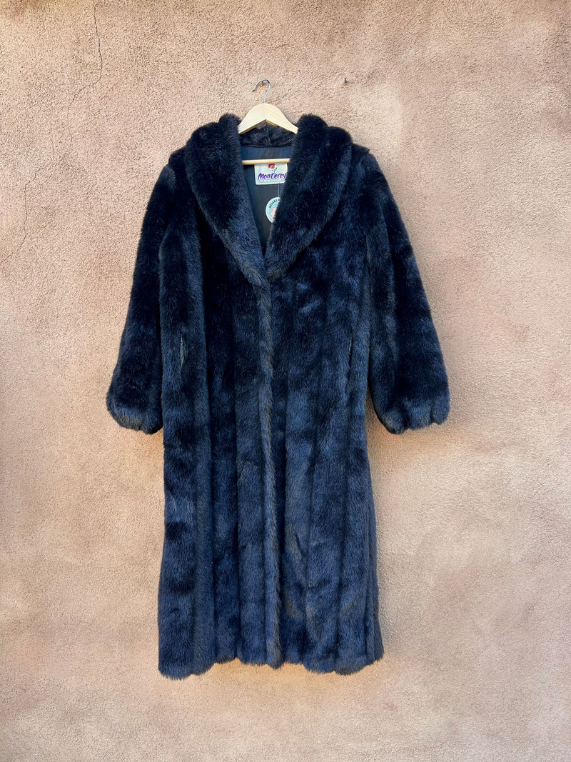 Full Length Faux Fur Coat by Monterey Fashions