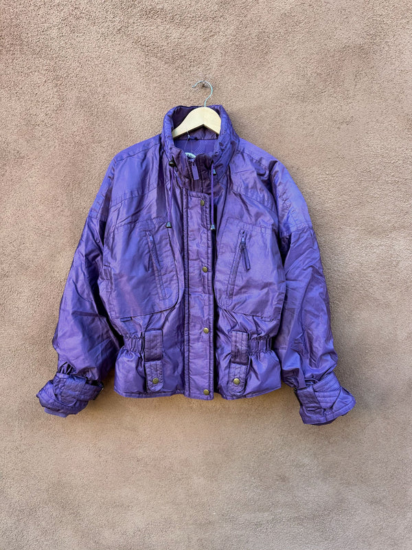 1980's Purple Ski Jacket by Hot Music