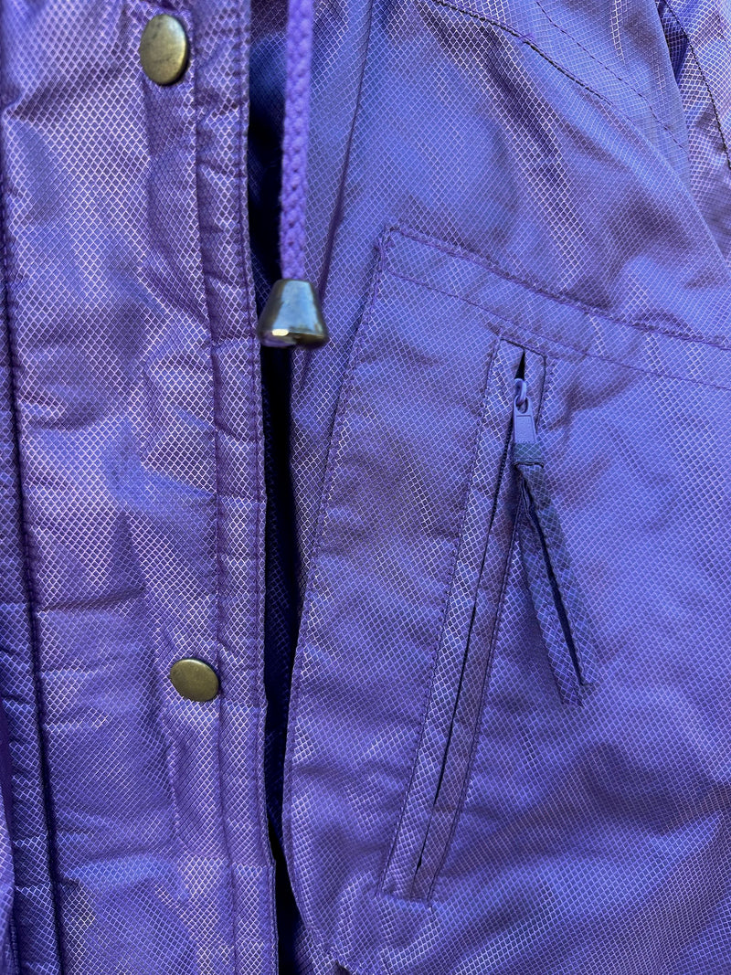 1980's Purple Ski Jacket by Hot Music