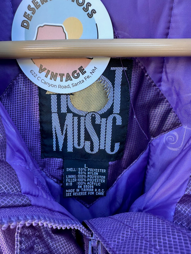 1980's Purple Ski Jacket by Hot Music