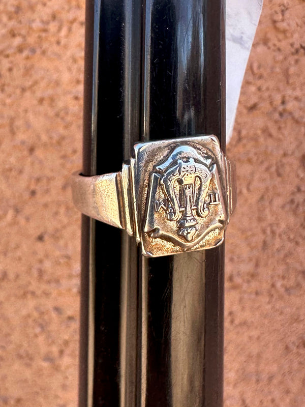 1950's Sterling Silver Class Ring