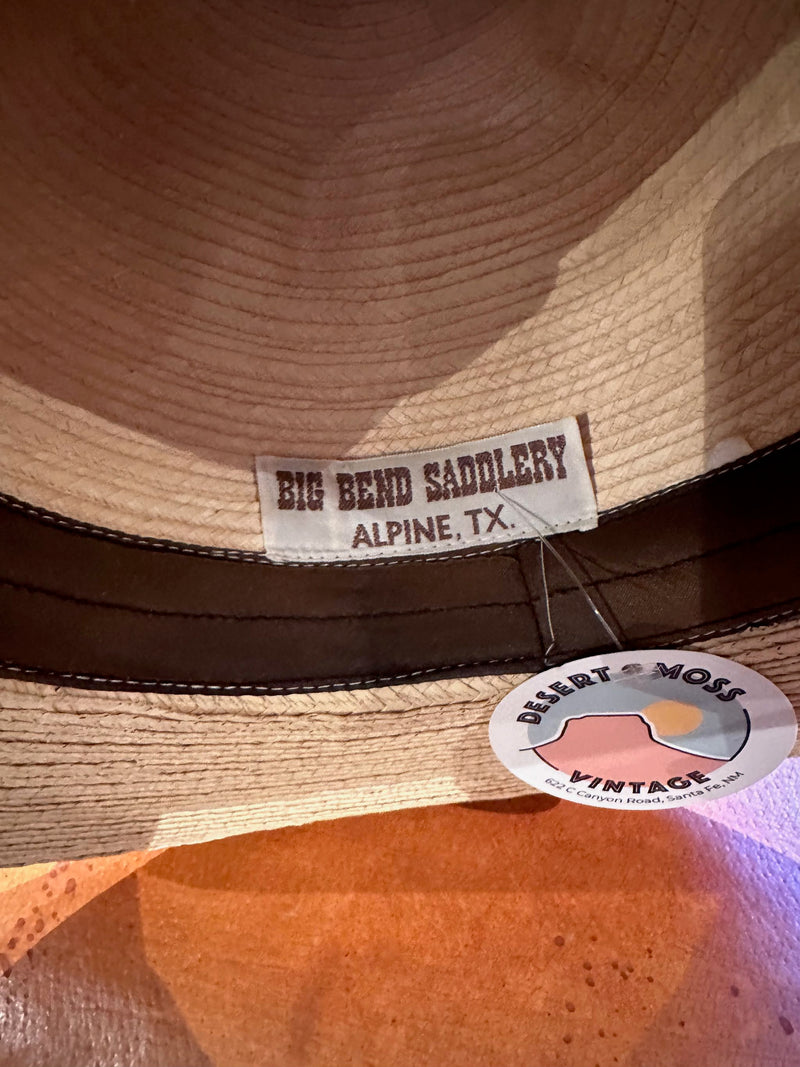 Big Bend Saddlery Straw Hat