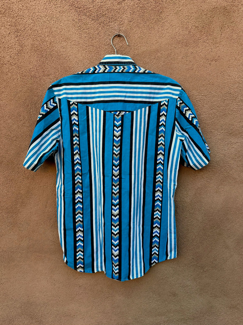 Blue & Black Southwest Stripe Western Essentials by Karman