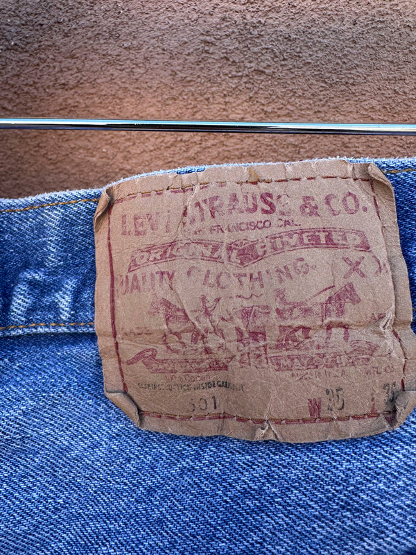 Levi's 501 Jorts Made in USA 35" Waist