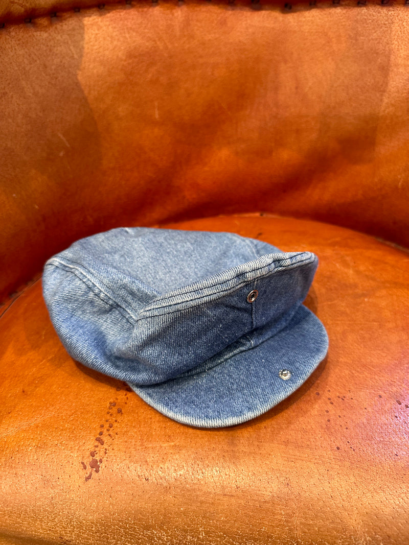 Denim Newsie Hat