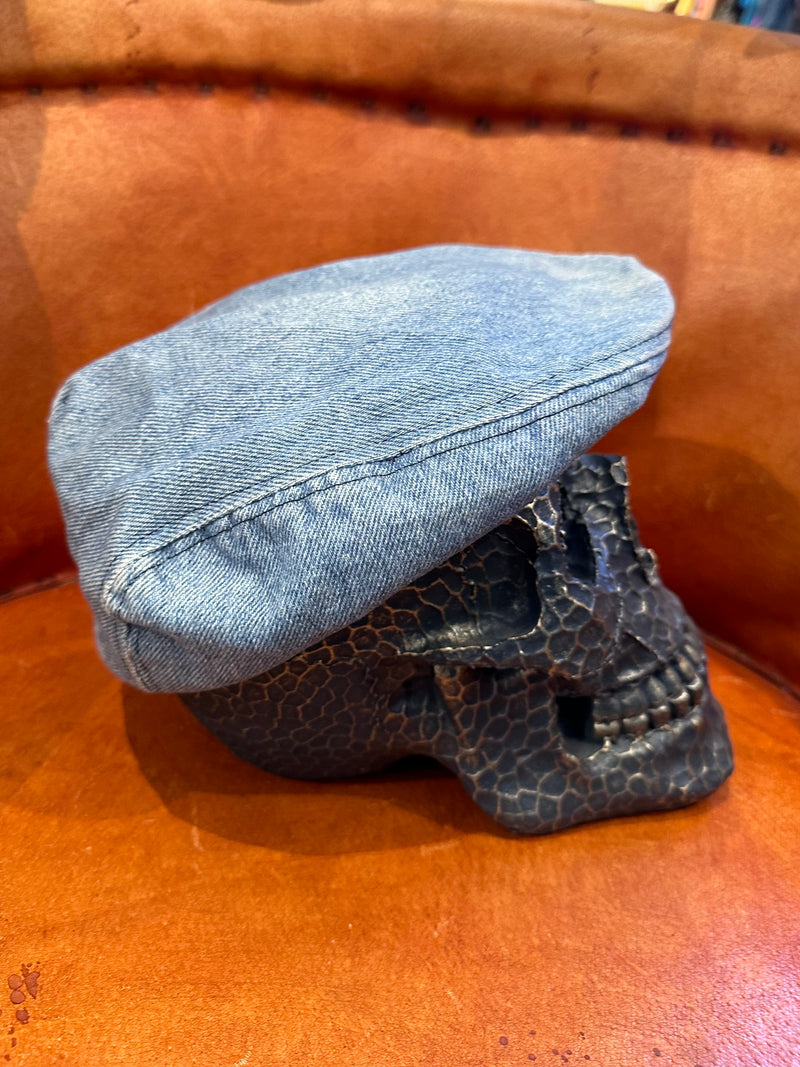 Denim Newsie Hat