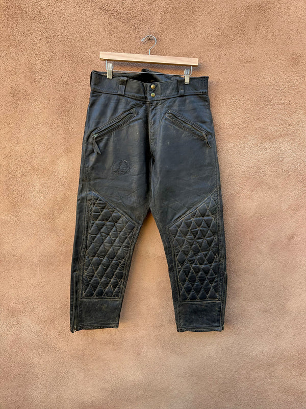 1960's Langlitz Leathers Padded Competition Pants