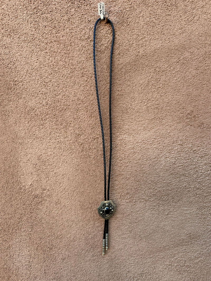 Alpaca Silver & Onyx Bolo Tie