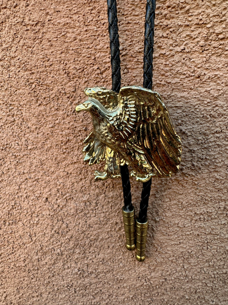 Gold Eagle Bolo Tie