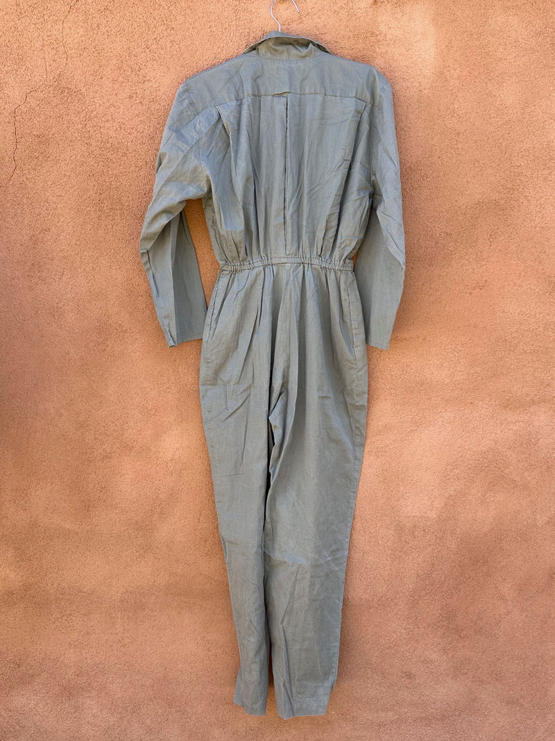 1980's Sage Jumpsuit by Foxy Lady