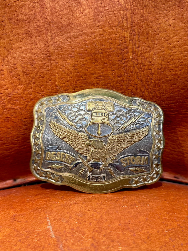 1991 Desert Storm Belt Buckle