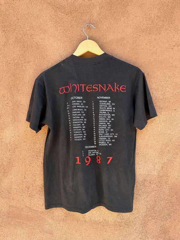 Whitesnake David Coverdale 1987 Tour T-shirt