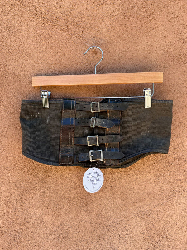 1960's Bates California Biker Kidney Belt