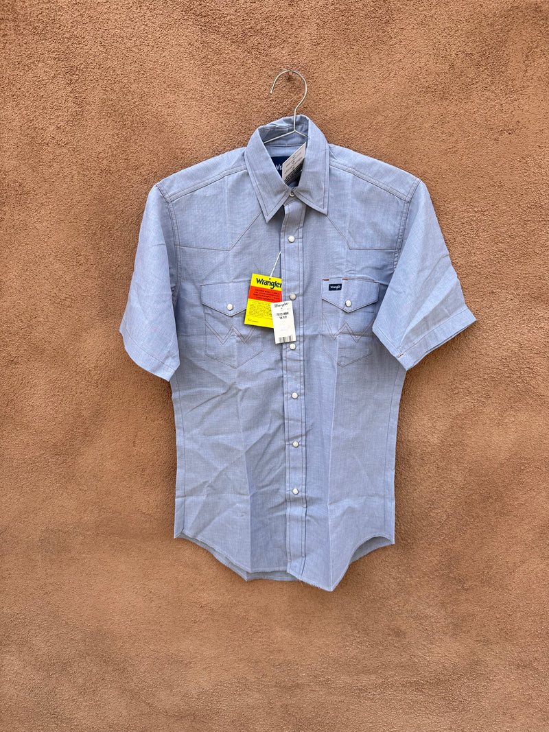 Short Sleeve NWT Wrangler Pearl Snap Cowboy Shirt