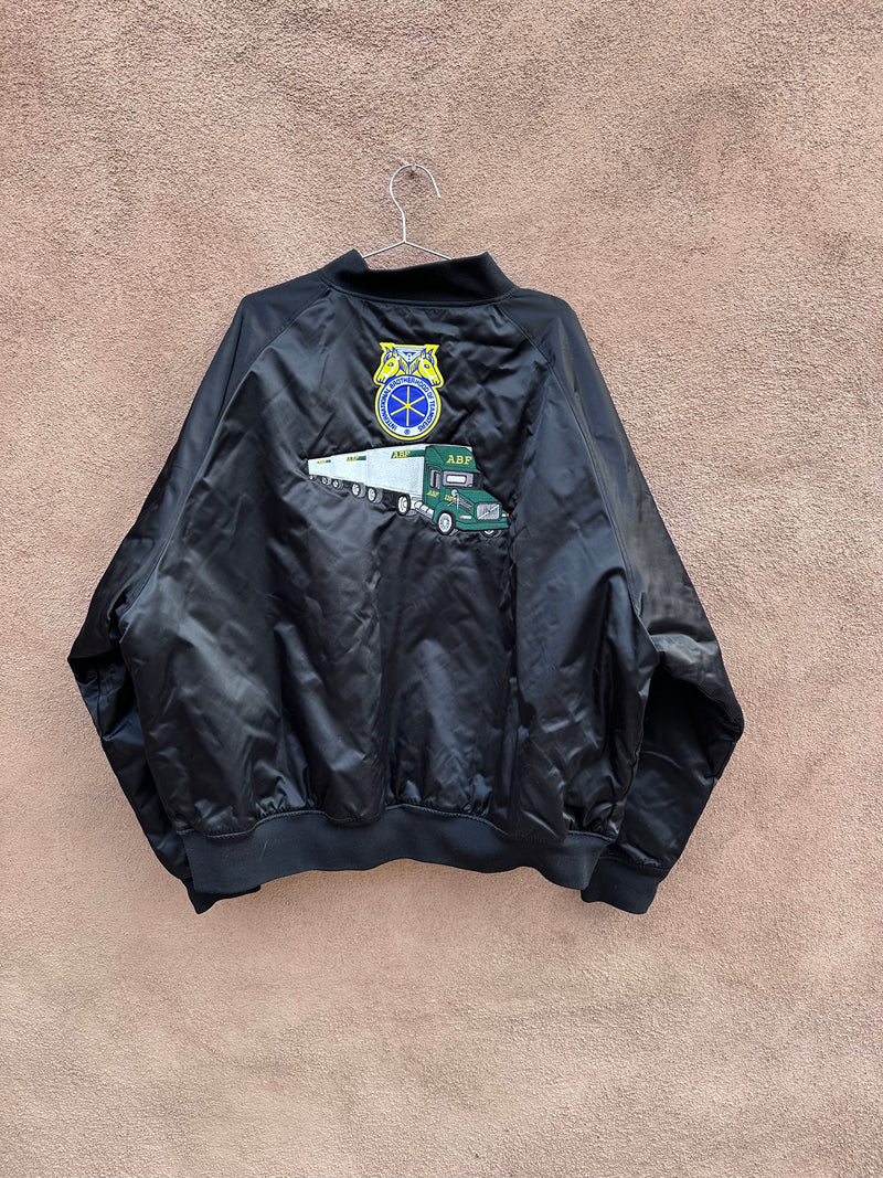 ABF Trucker Satin Jacket