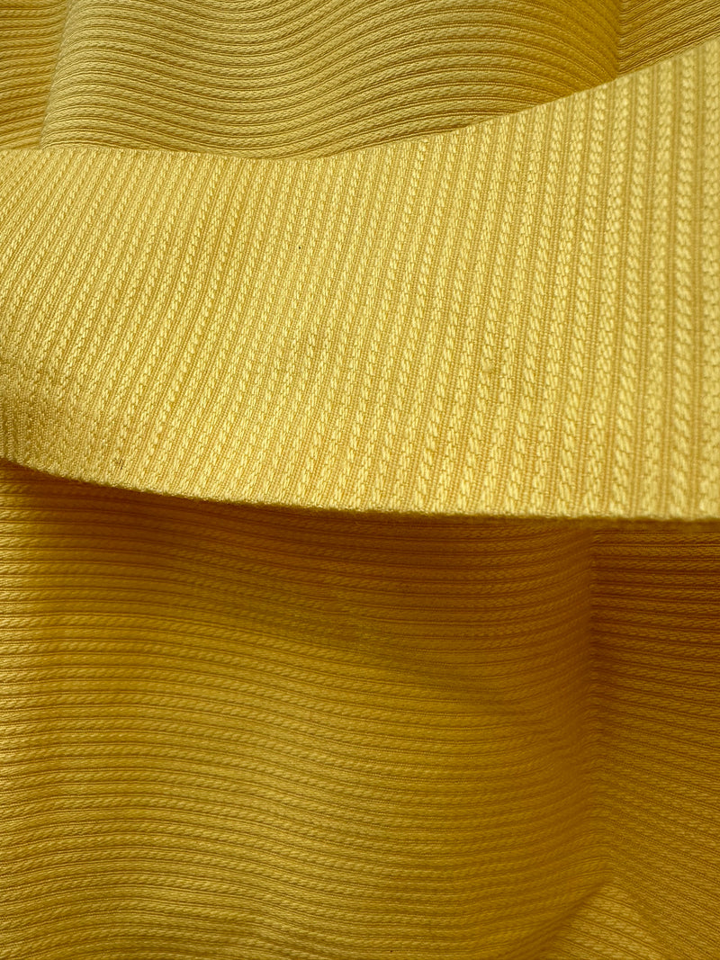 Belted Canary Yellow 1960's Mod Pantsuit