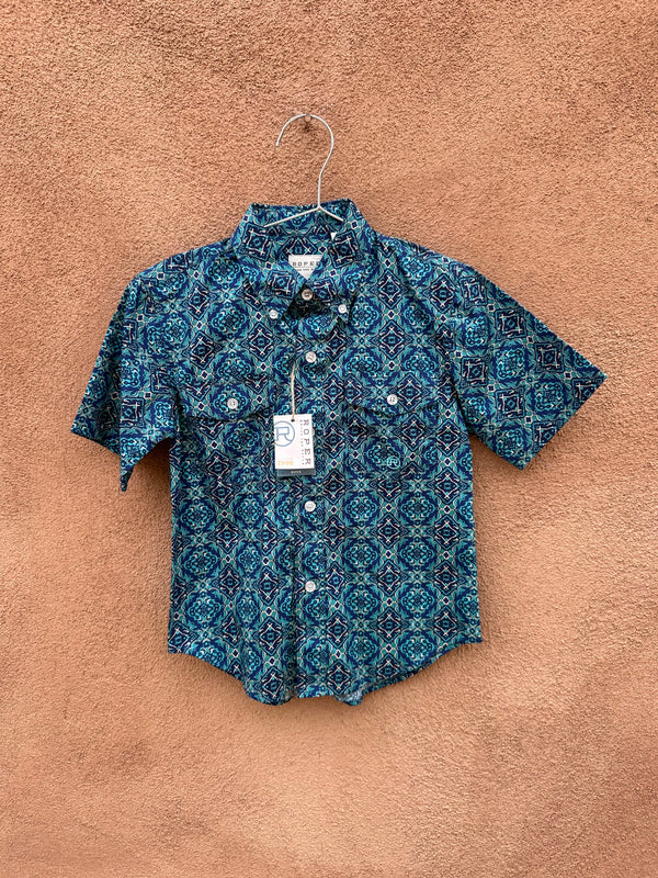 Boys 6-8 Repeat Pattern Roper Shirt