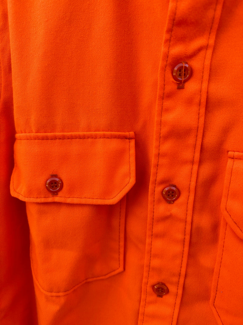 1970's Hunter Orange Woolrich Shirt - Medium