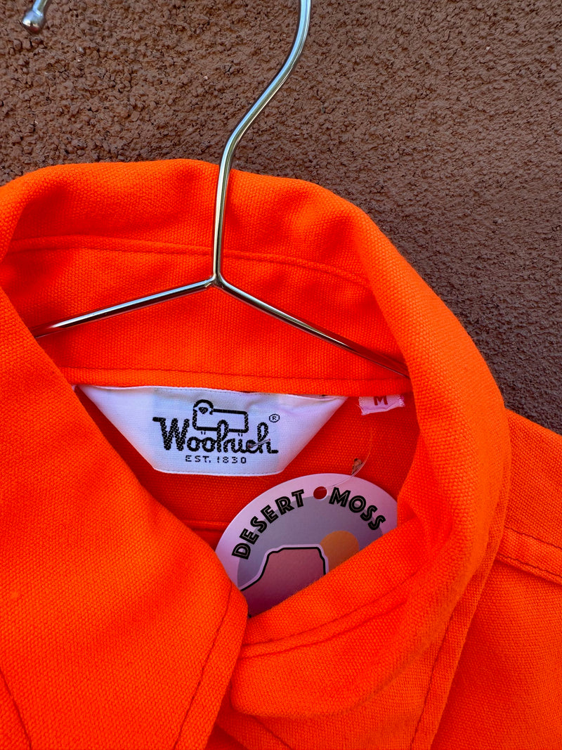 1970's Hunter Orange Woolrich Shirt - Medium