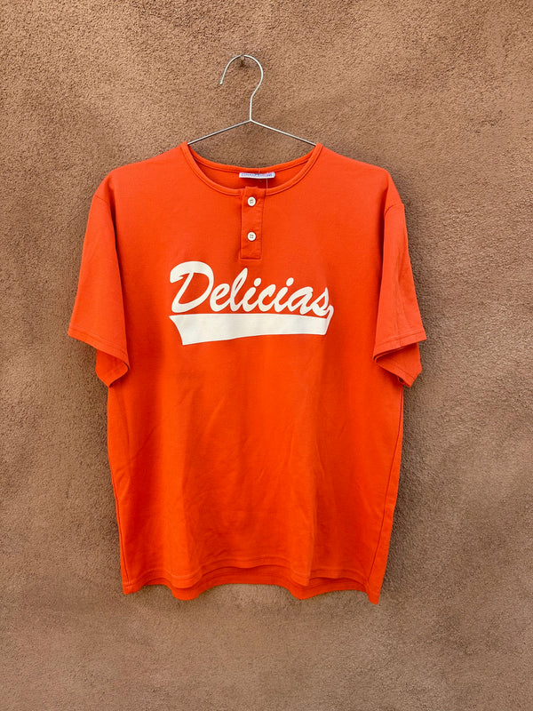 Orange Delicias Henley Jersey