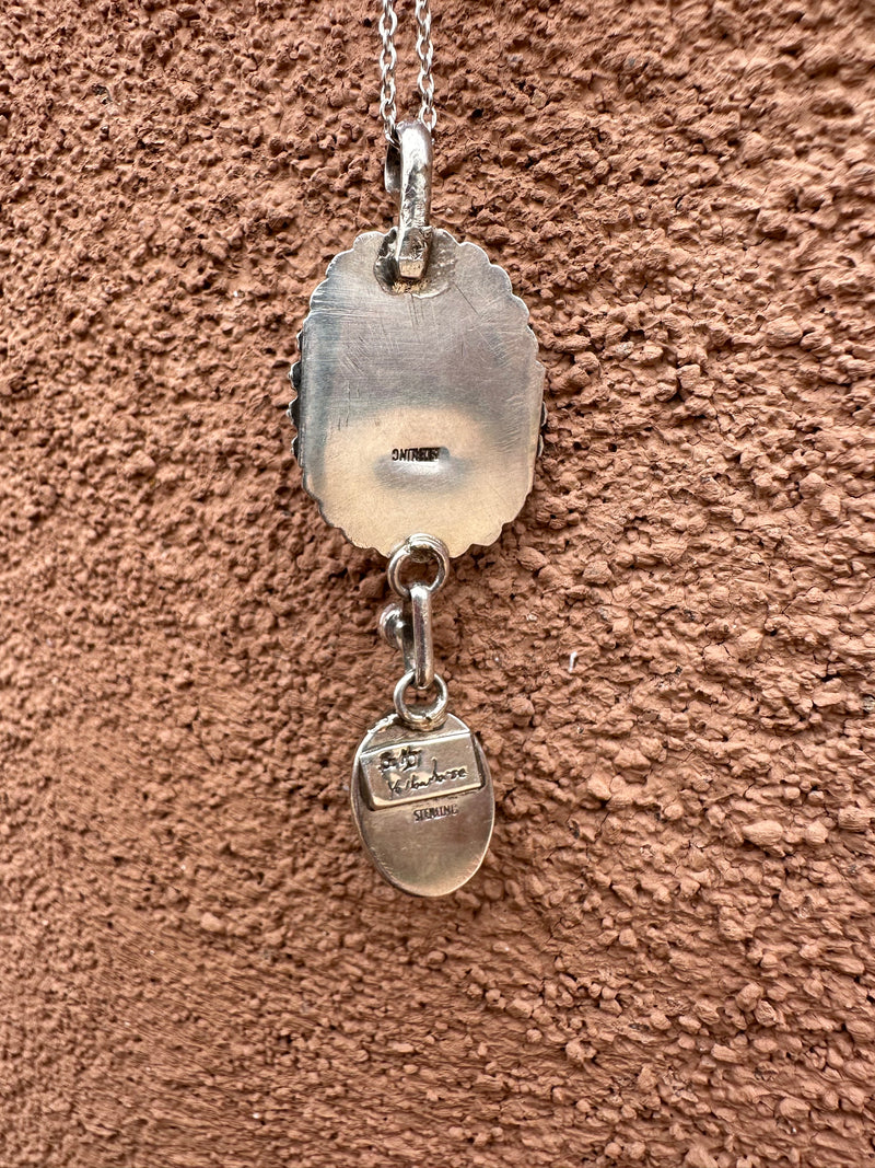 Betty Yellowhorse Turquoise & Buffalo Nickel Necklace